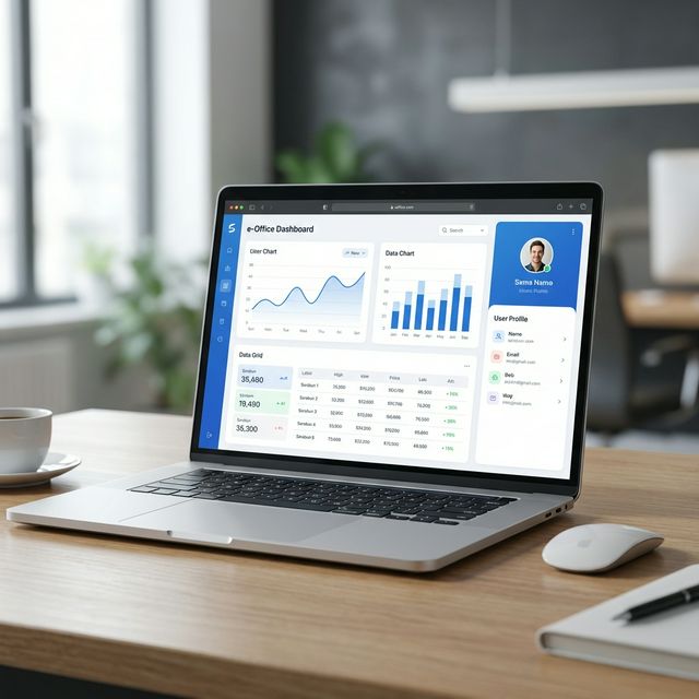 E-Office Modern Dashboard